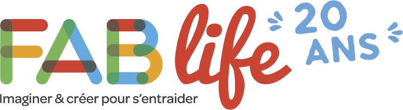 Logo du concours Fab Life de Handicap International, qui fête ses 20 ans en 2017