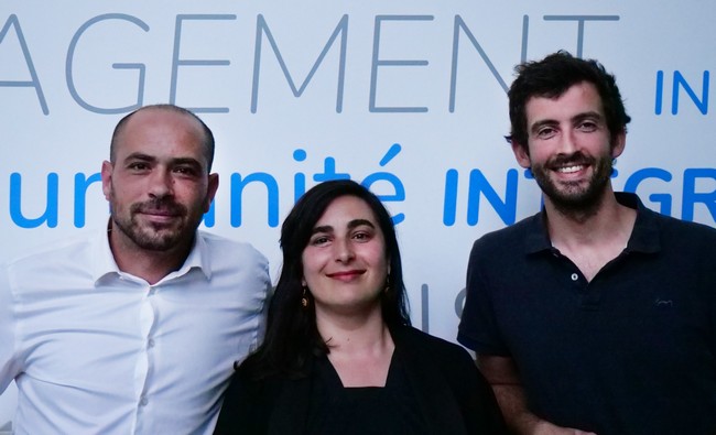 Photo d'une partie de l'équipe Major Giving de Handicap International France