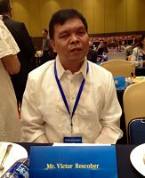 Portrait de Victor Rescober, vice-Président de la Philippines Blind Union, partenaire de Handicap International