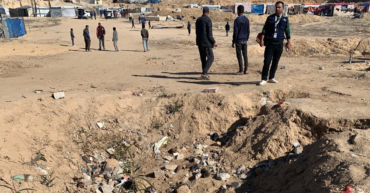 La zone de Der el-Balah à Gaza, contaminée par les restes explosifs de guerre.