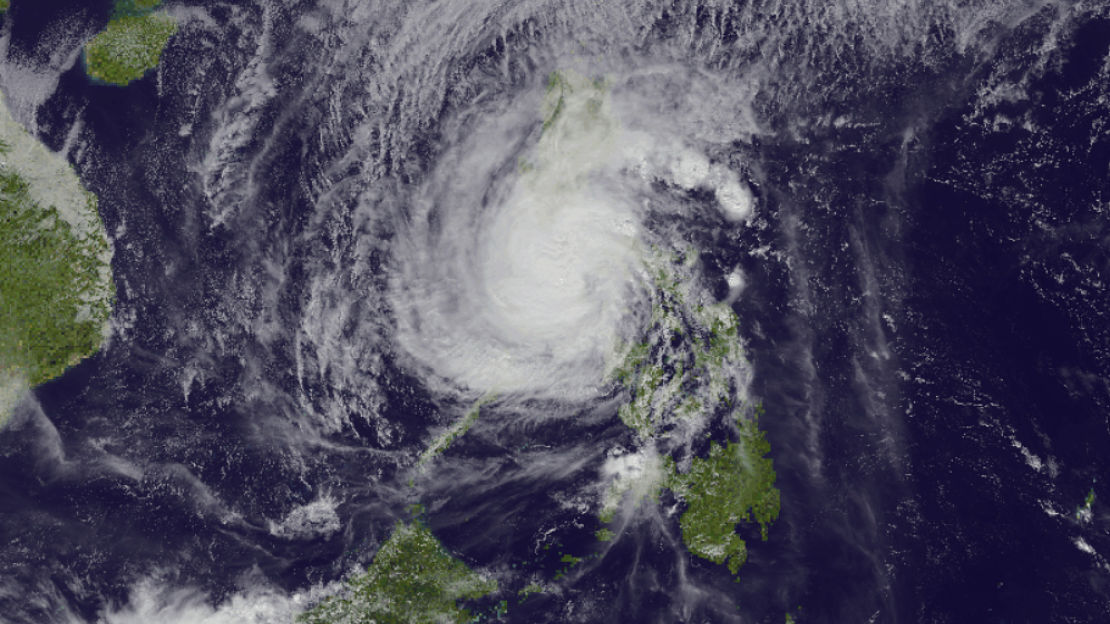 Image satellite du typhon Kammuri, 3 décembre 2019