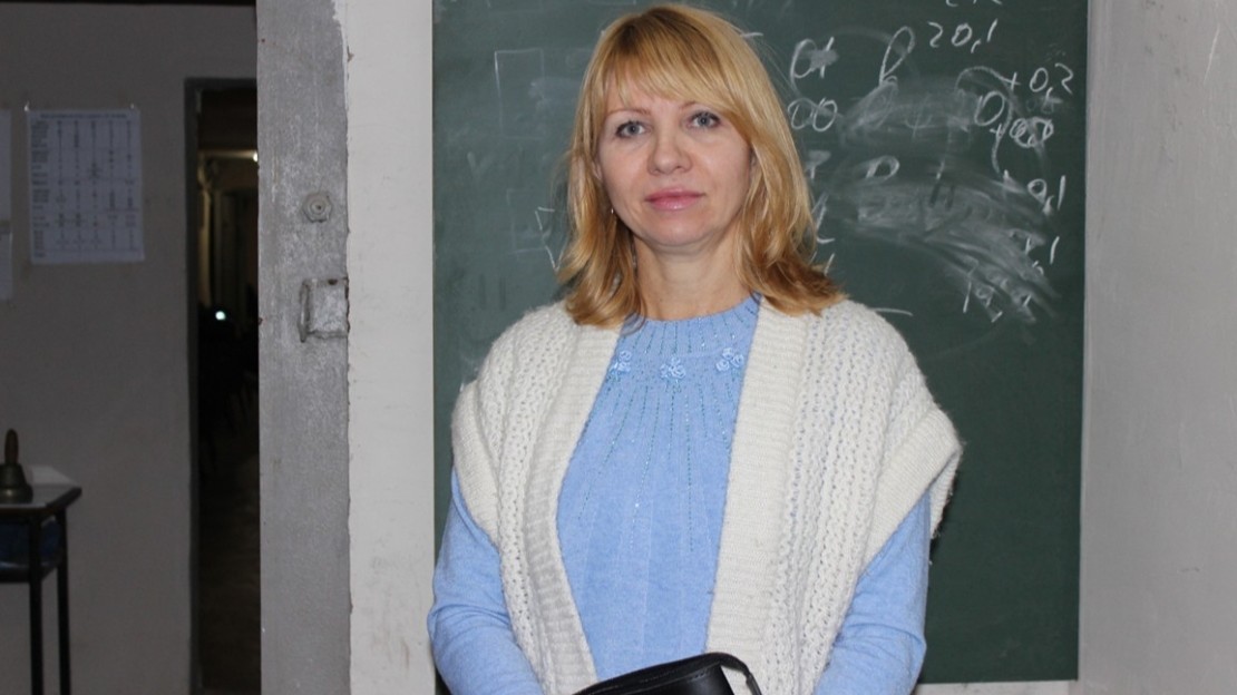 Tamara Plokha, directrice adjointe de l'École professionnelle supérieure de Kamianske.