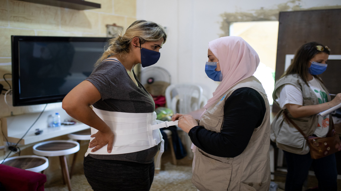 Nour Khalaf est suivie par les équipes de Handicap International à Beyrouth