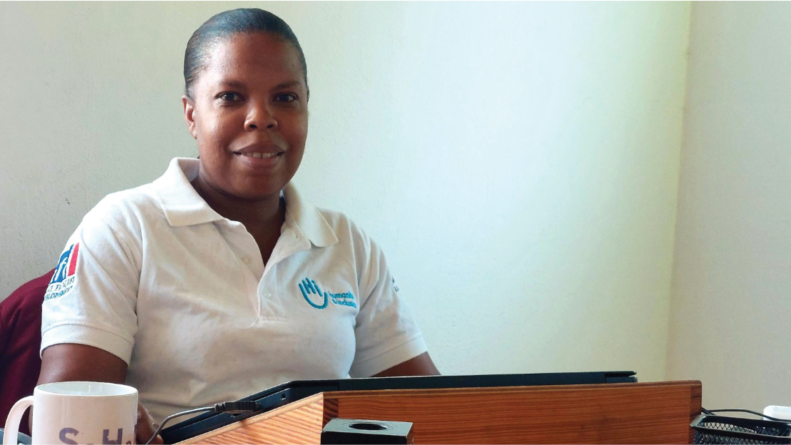 Marjorie Denis, spécialiste en réadaptation à Handicap International