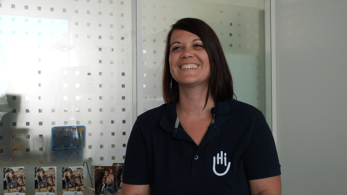 Virginie Duclos, cheffe de projet Réadaptation de l'équipe d'urgence de Handicap International