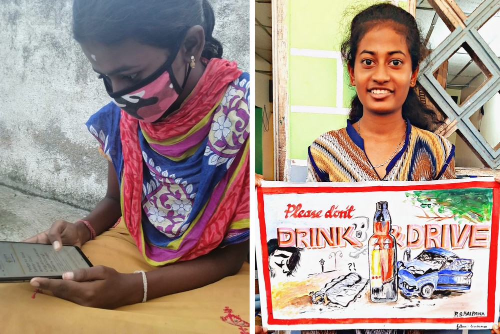 Projet de sécurité routière en Inde mené par Handicap International