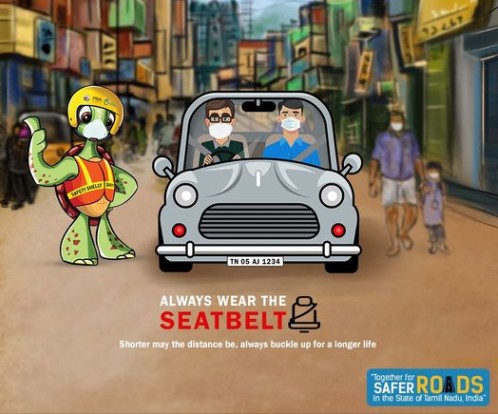 Projet de sécurité routière en Inde mené par Handicap International