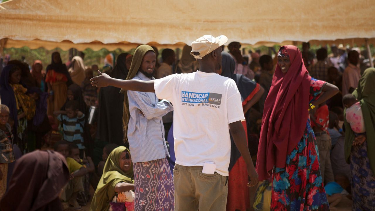 Un camp de réfugiés dans la corne de l'afrique