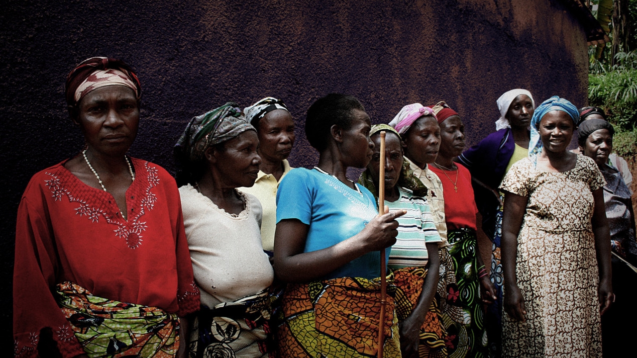 Groupe de femmes Tutsis au Rwanda