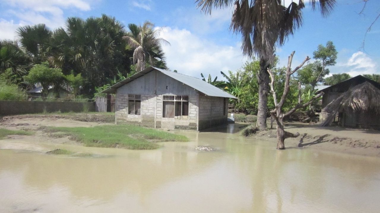 Une maison dévastée