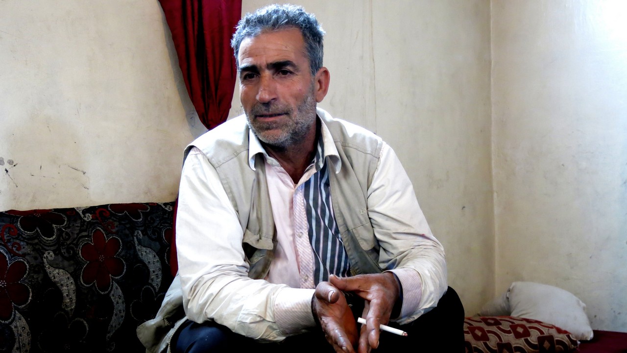 Mohammad ne s'est pas fait prier pour contribuer aux séances de soutien psychosocial menées au Liban par Handicap International.