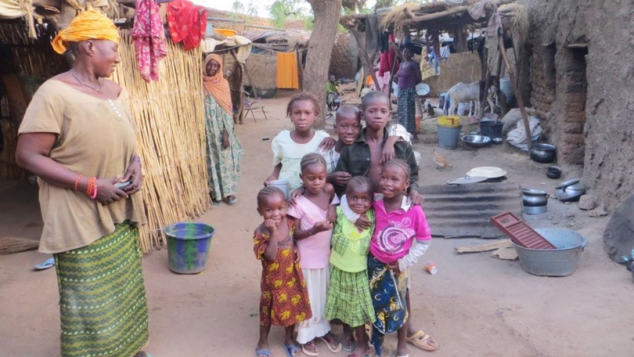 Des enfants maliens
