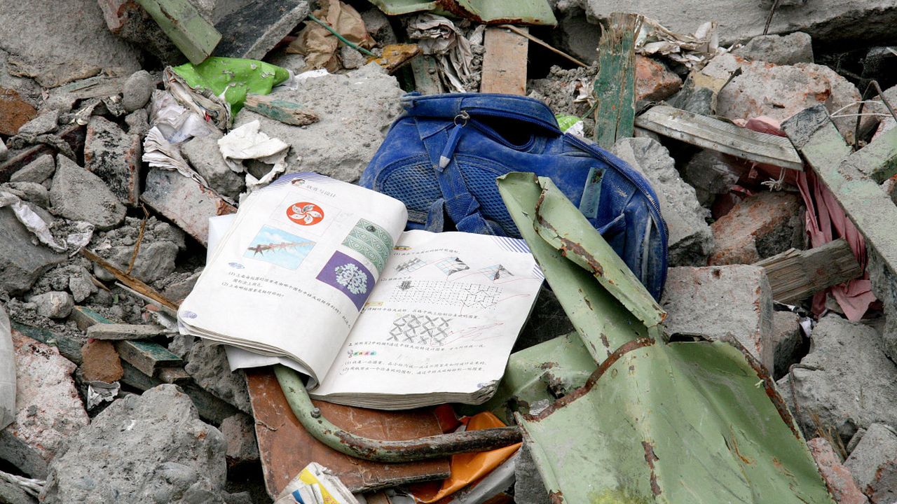 Objets trouvés suite au tremblement de terre