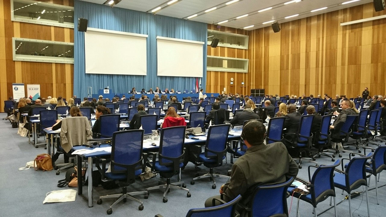 Conférence des États parties au Traité d'Ottawa qui interdit les mines, à Vienne en Autriche en décembre 2017