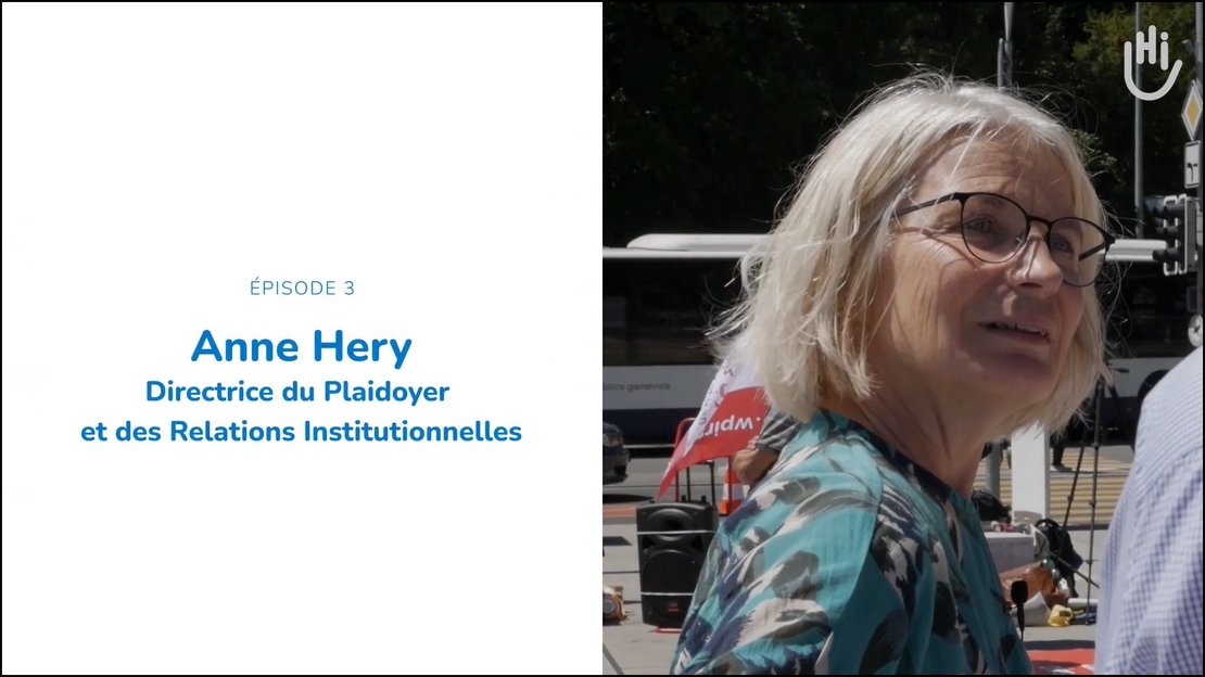 Anne Héry, Directrice du Plaidoyer et des Relations Institutionnelles à Handicap International