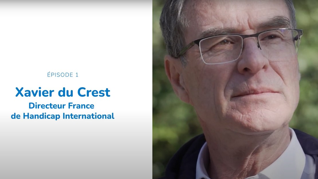 Portrait de Xavier du Crest, Directeur France de Handicap International