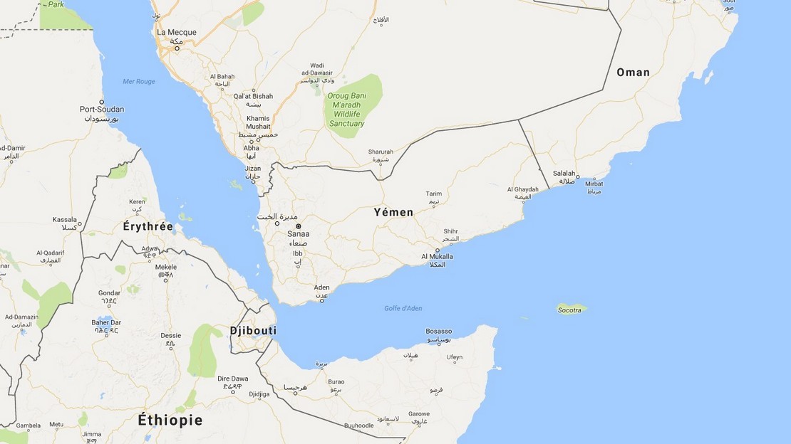 Carte Google Maps du Yémen
