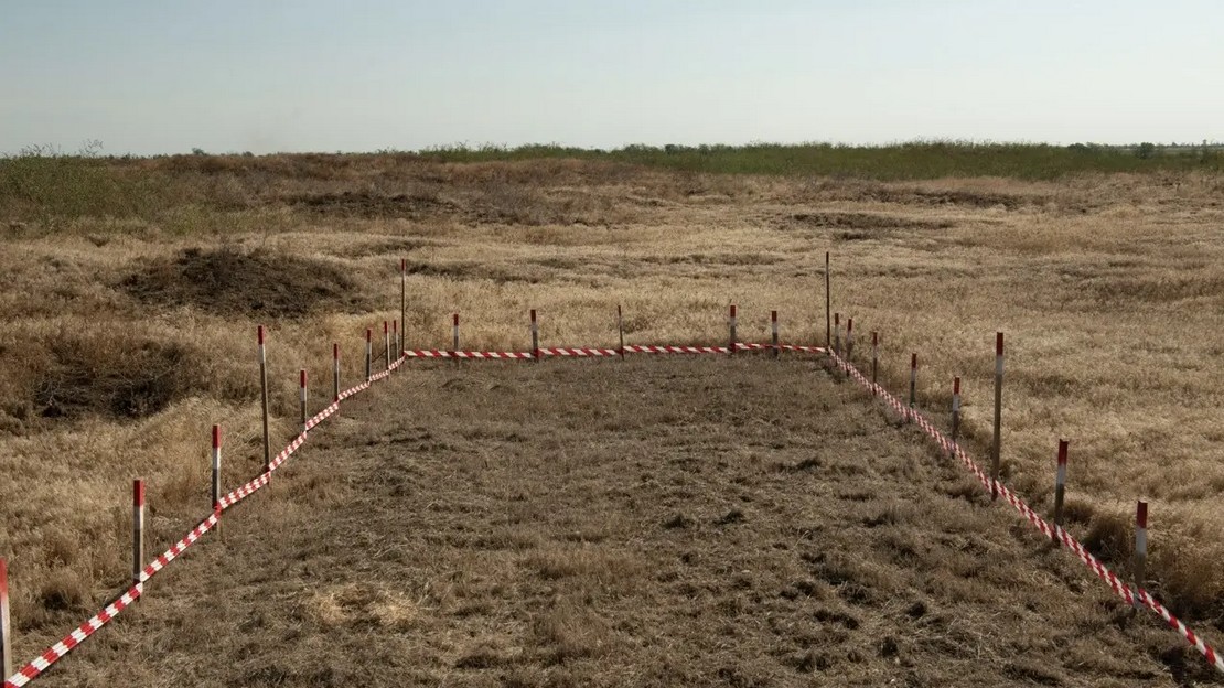 Champ de mines en Ukraine