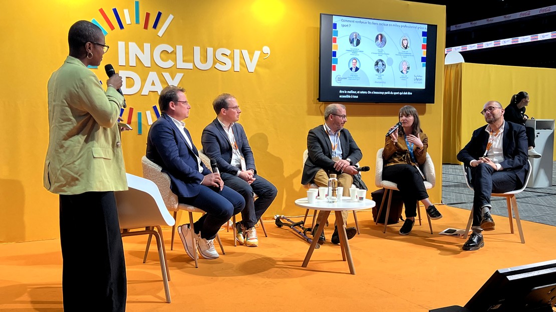 Table ronde lors de l'édition 2024 du salon Inclusiv'Day à Paris.