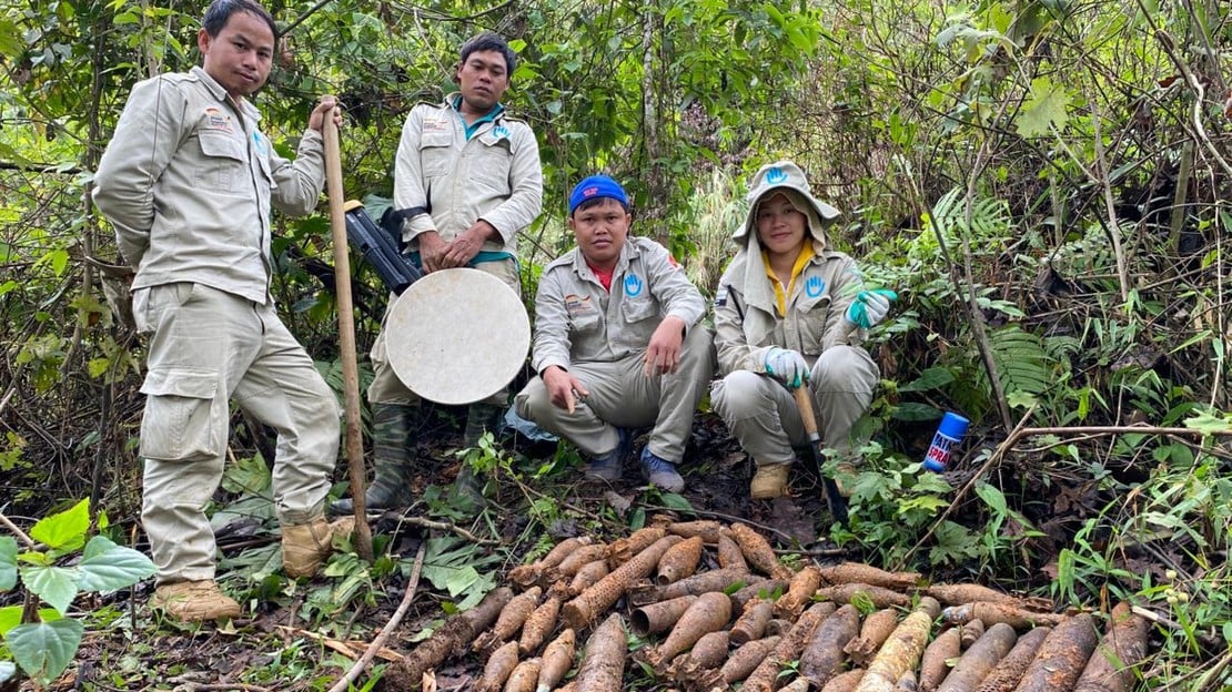 HI a déjà déminé plus de 260 000 m² de terres agricoles au Laos