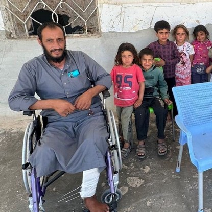 Abdul Majid a pris le risque de désamorcer une mine lui-même en Syrie
