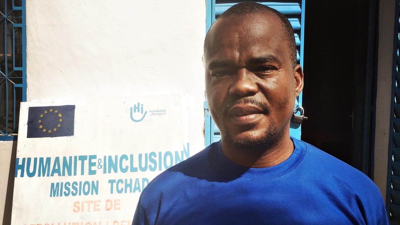 Jason Mudingay Lufuluabo, chef des opérations de déminage de Handicap International au Tchad