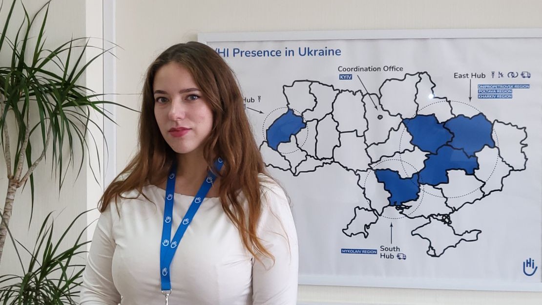 Anhelina Korchenok, spécialiste de la santé mentale en Ukraine.
