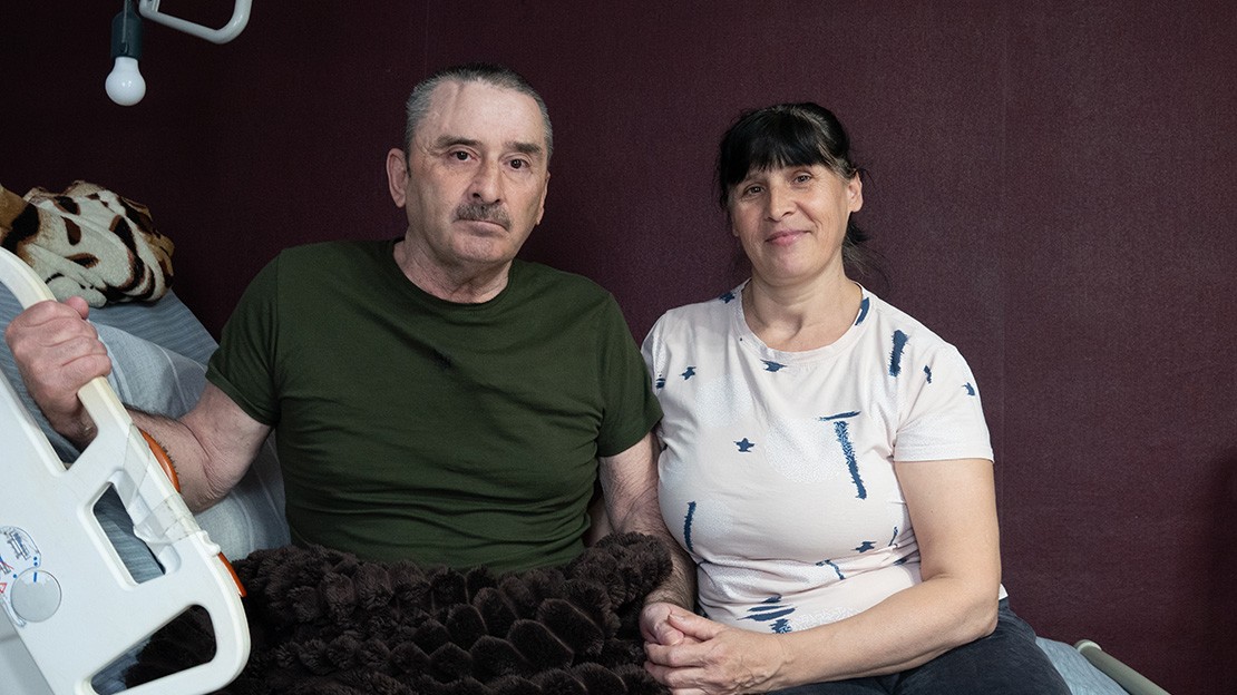 Mariia et Serhii sont soutenus par les équipes de Handicap International en Ukraine.