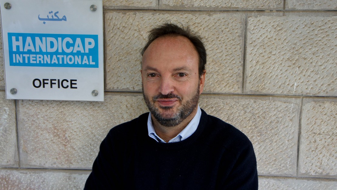 François Olive-Keravec, directeur de programme de Handicap International au Yémen