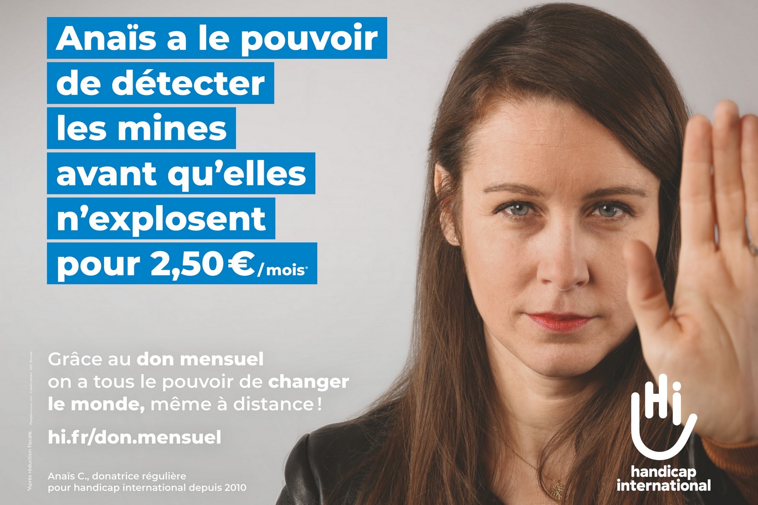 Les visages incarnant cette campagne sont des donateurs volontaires, engagés depuis de nombreuses années à nos côtés.