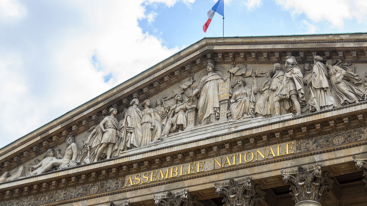 Assemblée nationale française, quai d'Orsay à Paris