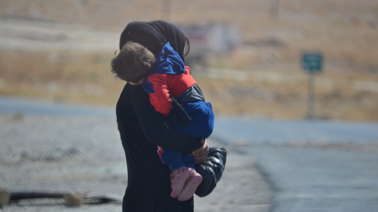 Crise syrienne - civils déplacés qui ont fui les violences du conflit (photo d'illustration, image d'archive)