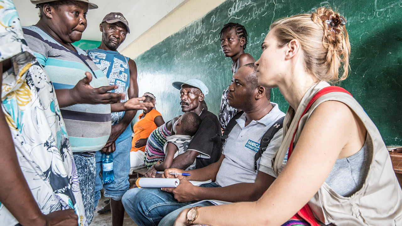 Une journée avec les équipes de Handicap International aux Cayes en Haïti