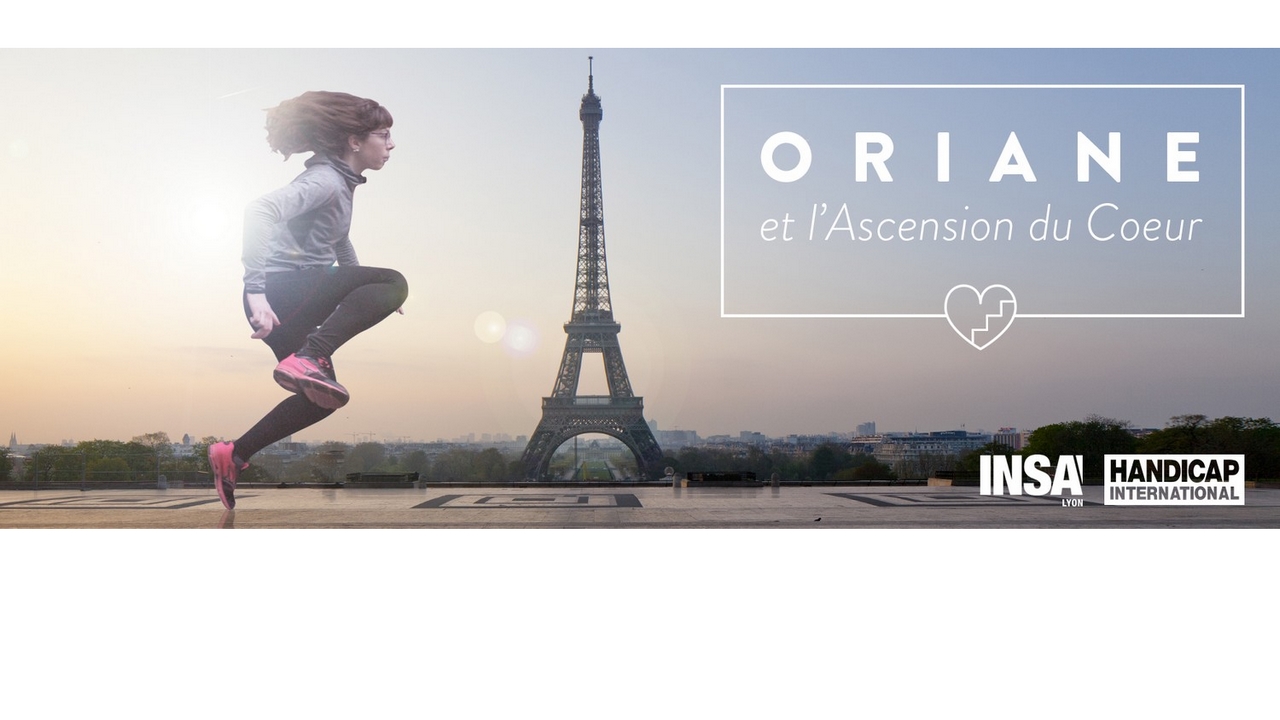 Oriane a réussi son pari avec les honneurs, au profit de l'action de Handicap International