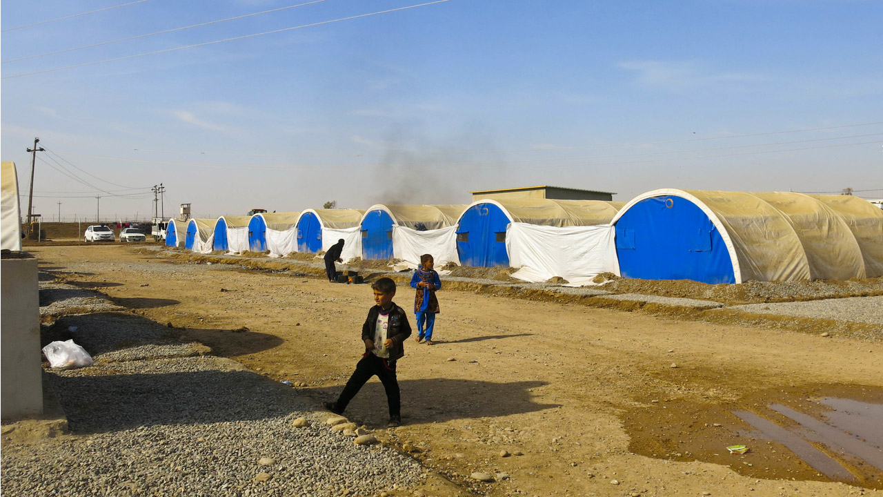 Le camp de Khazer en Irak accueille près de 15 000 déplacés