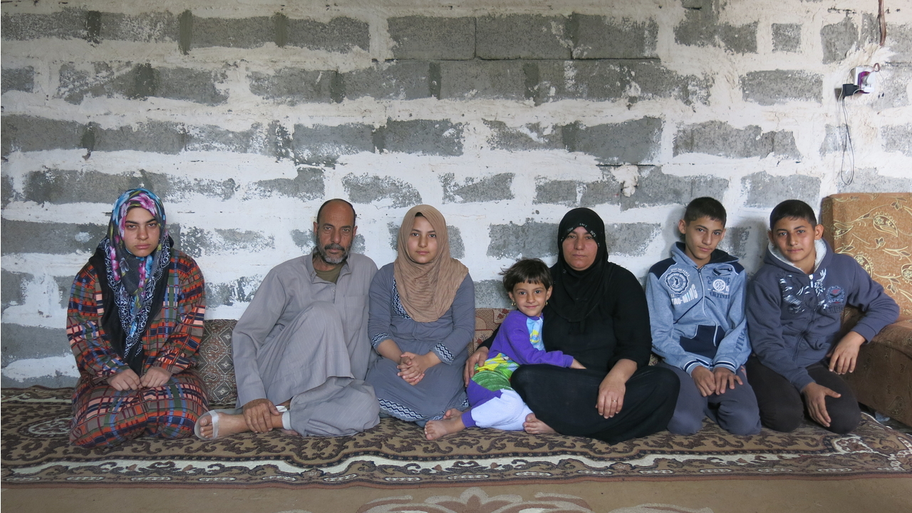 En Irak, Khalil et sa famille bénéficient de l'aide de Handicap International