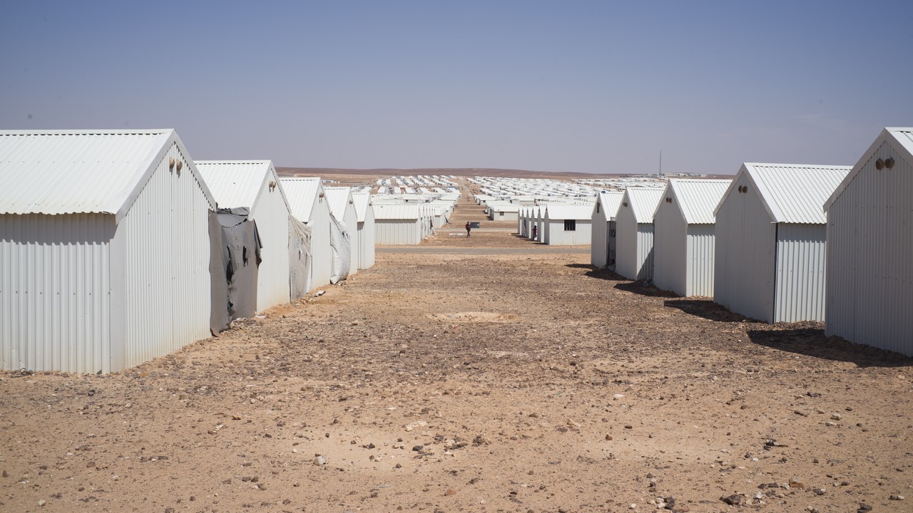 Handicap International Jordanie, camp de réfugiés d'Azraq