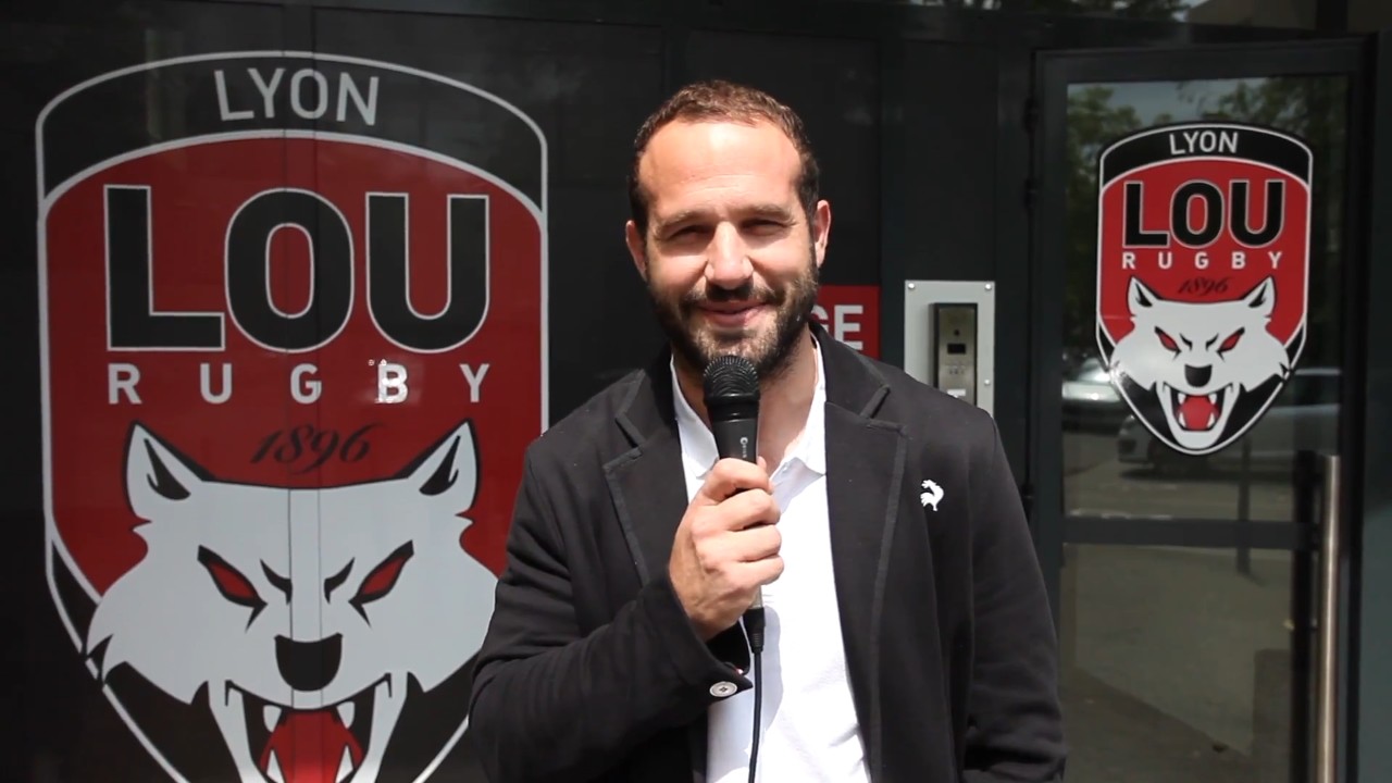 Frédéric Michalak, du LOU Rugby, invitant en vidéo le public à participer le 2 juillet 2017 à Sport Ensemble au parc de Gerland, au profit de Handicap International