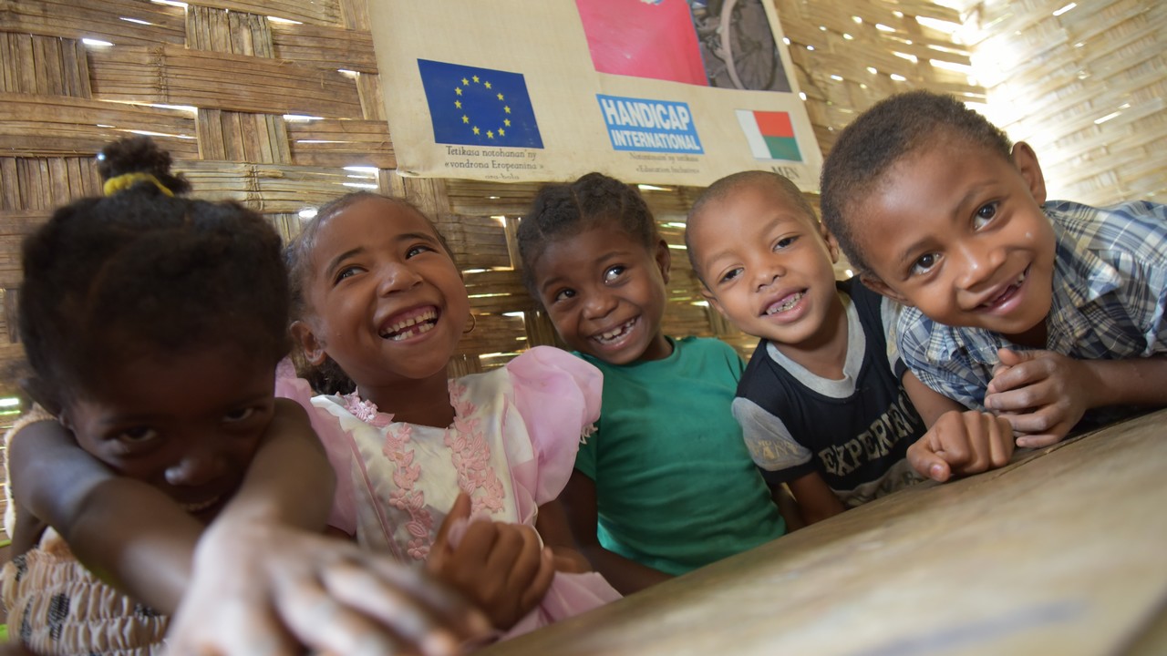 Projet d’insertion scolaire de Handicap International à Madagascar