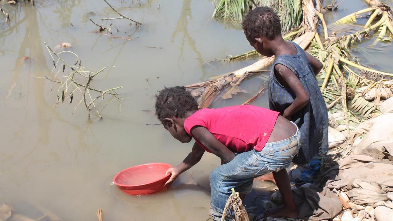 Après le passage du cyclone Matthew en octobre 2016 (photo d'archive)