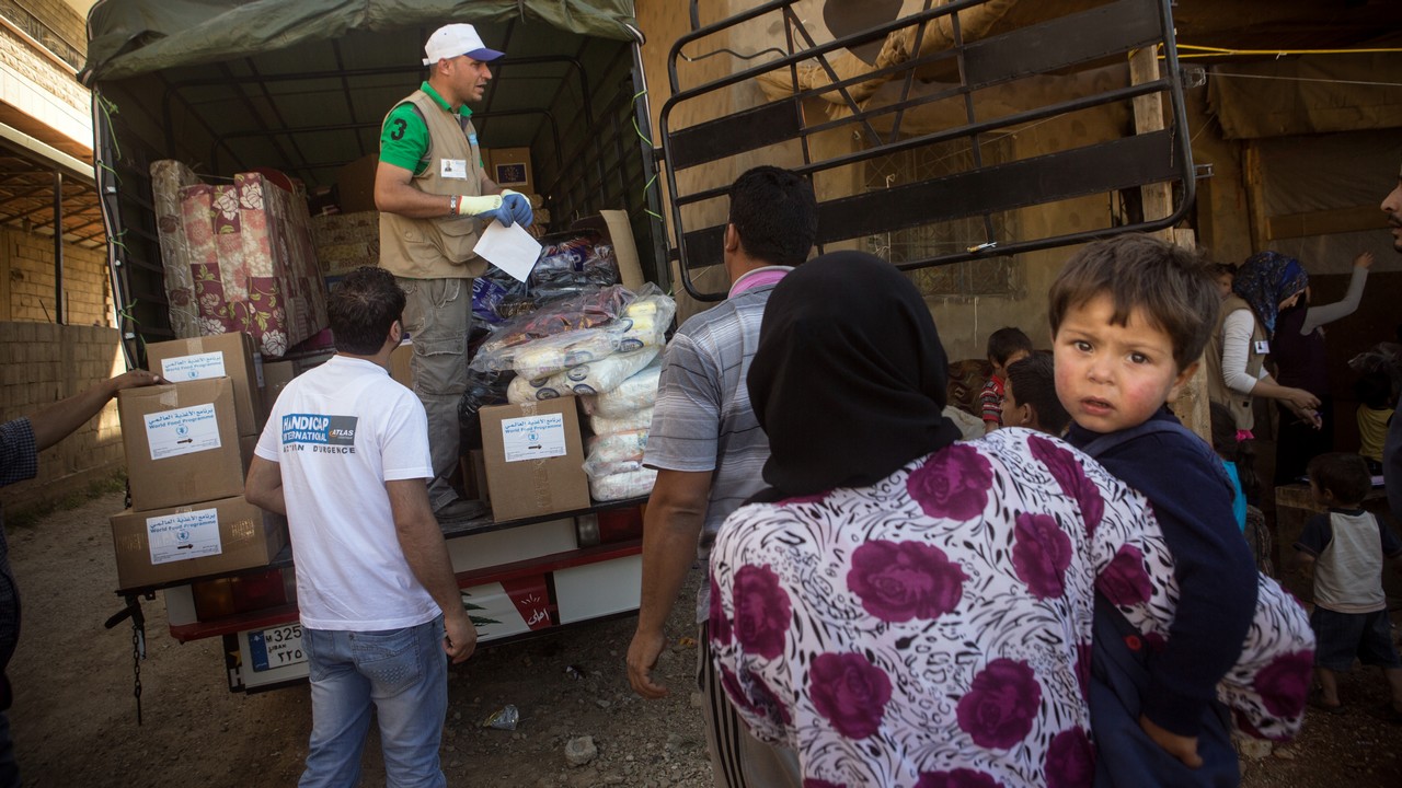 Réfugiés syriens au Liban. Photo d'archive Handicap International