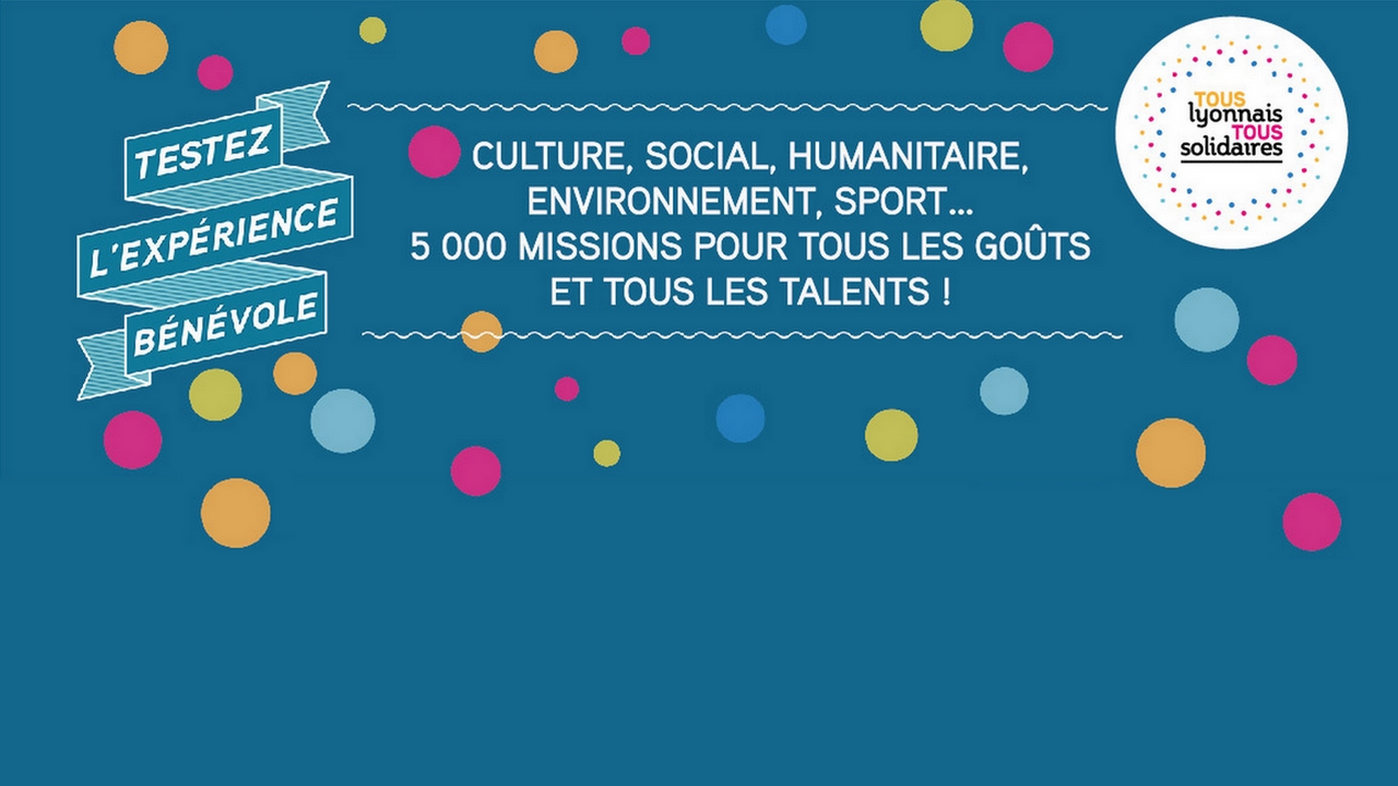 Tous lyonnais Tous solidaires : testez le bénévolat avec Handicap International du 1er au 7 juin 2015.