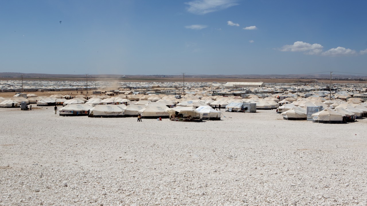 Camp de réfugiés de Zaatari, Nord de la Jordanie